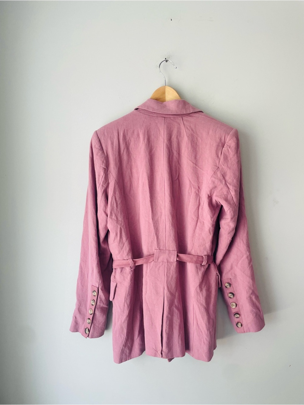 Free People Olivia Blazer Dusty Rose NWT - Picture 6 of 10